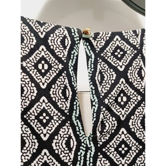 Donna Morgan  Women's Geometric Multicolor Maxi Dress  Size 6 - Picture 4 of 9